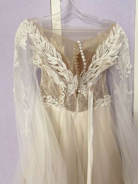 Свадебное кружевное платье в Ногинске фото 4