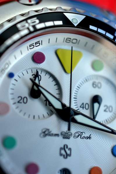Яркие часы-хронограф на лето Glam Rock в Рязани фото 11