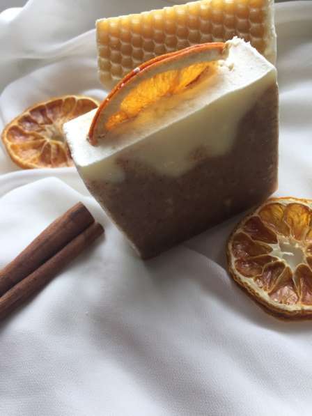 Натуральное мыло из мёда и апельсина с корицей в Астрахани