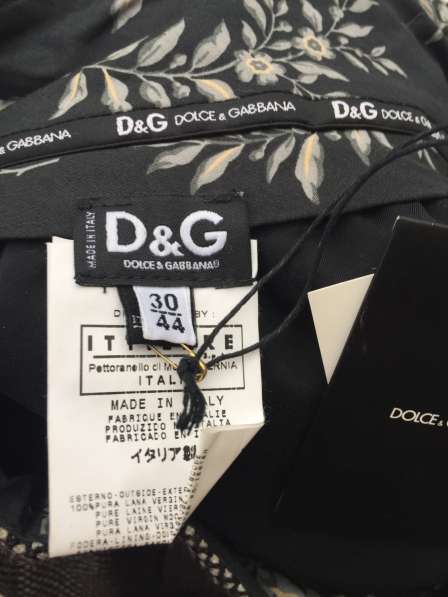 Юбка новая Dolce&Gabbana Италия шерсть 46 клёш миди серая М в Москве фото 6