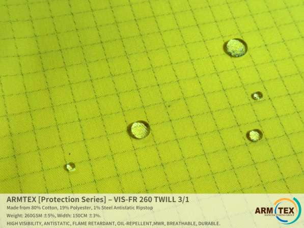 ARMTEX [Protection Series] – VIS-FR 260 Саржа 3/1