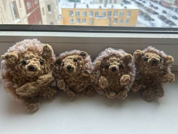Вязаные ёжики