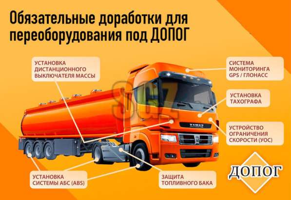ДООБОРУДОВАНИЕ ТС ПОД ДОПОГ