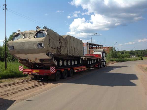 Перевозка тралом металлоконструкции по России в Омске