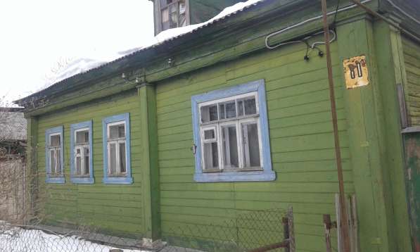 Крепкий рубленый дом с газовым отоплением в черте города в Киржаче