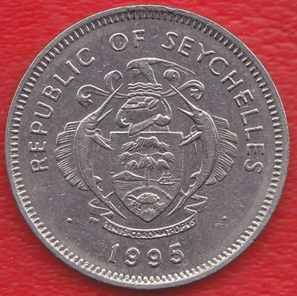 Сейшельские острова 1 рупия 1995 г. немагнитная Сейшелы в Орле