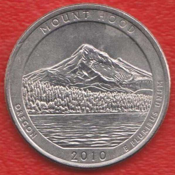 США 25 центов 2010 квотер парк Маунд - Худ знак мондвора P