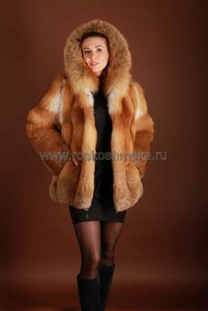 Меховые куртки из лисы и чернобурки в Москве фото 22