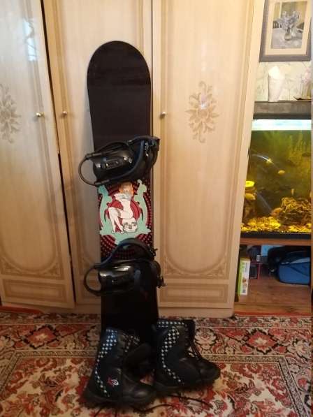 Сноуборд Dakine(150)+чехол(157)+ботинки(270-на40 размер) в Королёве фото 12