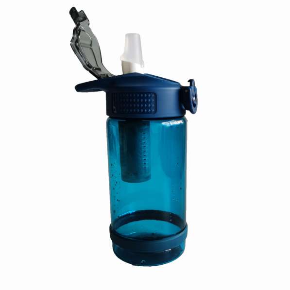 Exquisite sports water bottle with activated carbon filter в фото 3