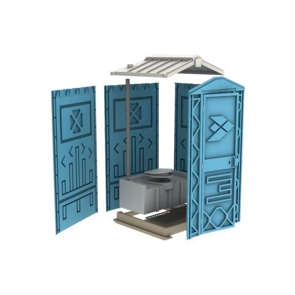 Новая туалетная кабина, биотуалет Ecostyle в Москве фото 3