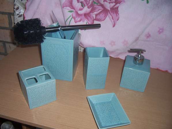 Набор керамический для ванны и туалета Tiffany