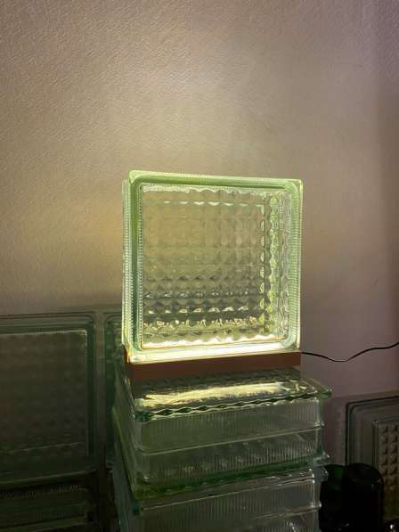 Стеклоблок-светильник