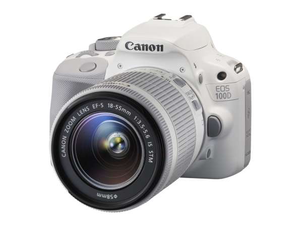 Canon EOS 100D kit 18-55mm f/3.5-5.6 IS STM. Белый в 