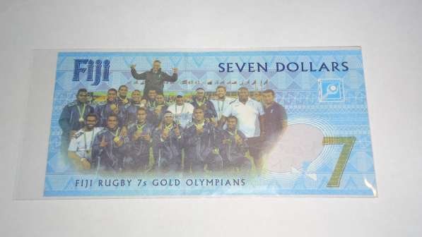 Фиджи, 7 долларов, 2016 г., Unc в Благовещенске