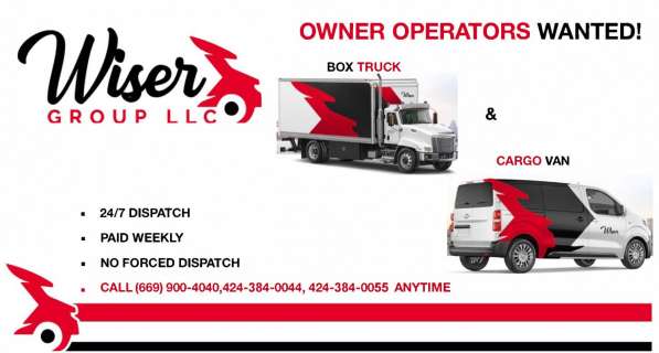 Owner Operators Wanted