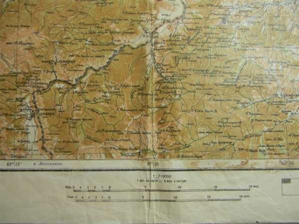 Старые топографические карты Закавказья в фото 16