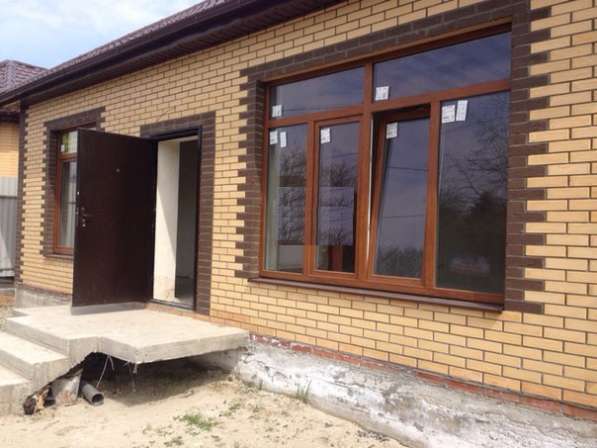 "На продаже 1-этажный новый качественный кирпичный дом в Краснодаре фото 6