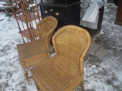 Старинные плетённые кресла в Москве фото 3
