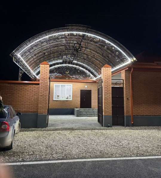 Делаем кованый навесы ворота на заказ в Москве фото 3