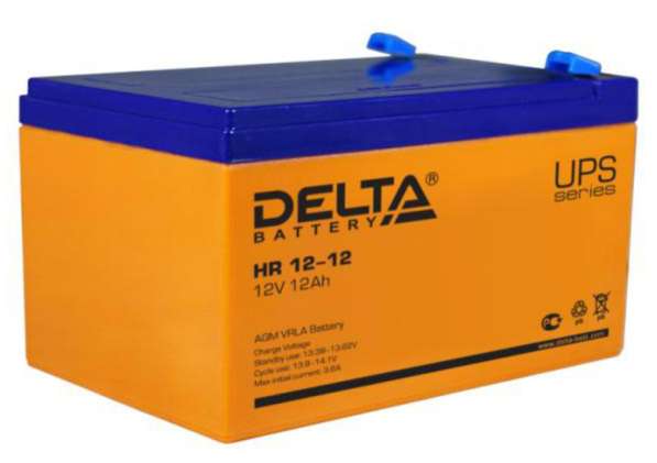 АКБ 12 Ач (12 В) Аккумуляторная батарея DELTA HR 12-12