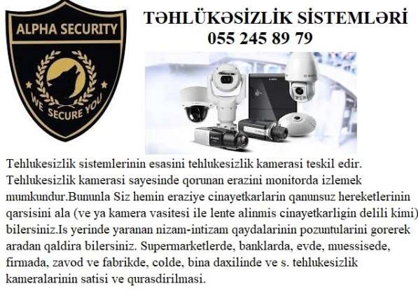 ✺Tehlukesizlik kamera sistemi✺