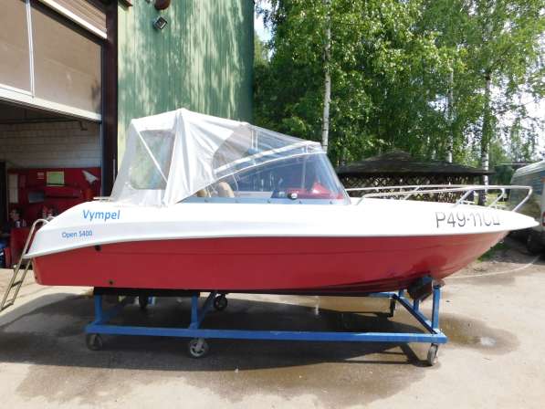 Продажа прогулочного катера Vympel 5400 OPEN BowRider + тент в Санкт-Петербурге фото 8