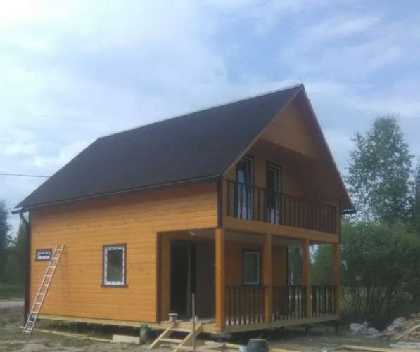 Каркасный двухэтажный дом 98м2 от 650т. рублей!!! в Москве фото 5