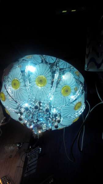 Новая LED люстра с пультом в Омске фото 5