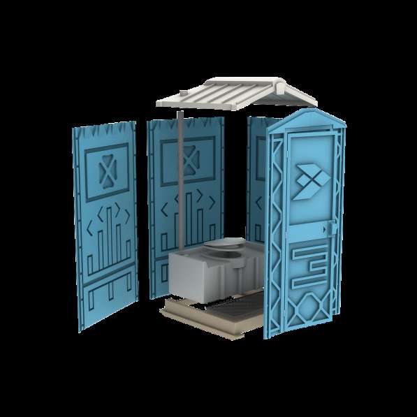Новая туалетная кабина Ecostyle с доставкой в Москве