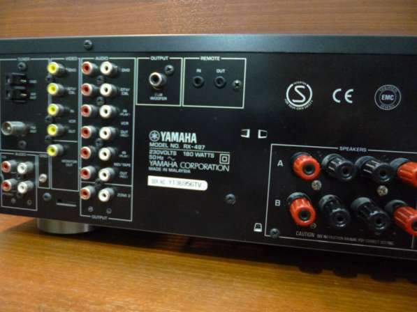 Yamaha rx-497 стерео-ресивер, цвет черный в Москве фото 5