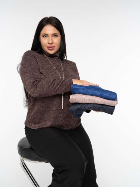 Водолазка больших размеров в Москве фото 20