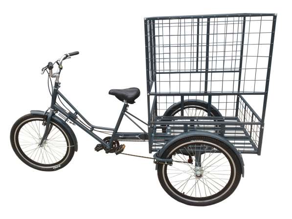 Трехколесный велосипед для взрослых грузовой велорикша в 