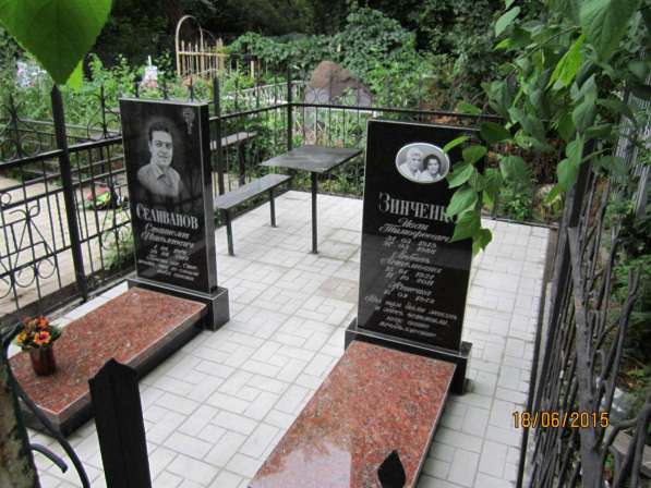 Благоустройство могильных участков в фото 9