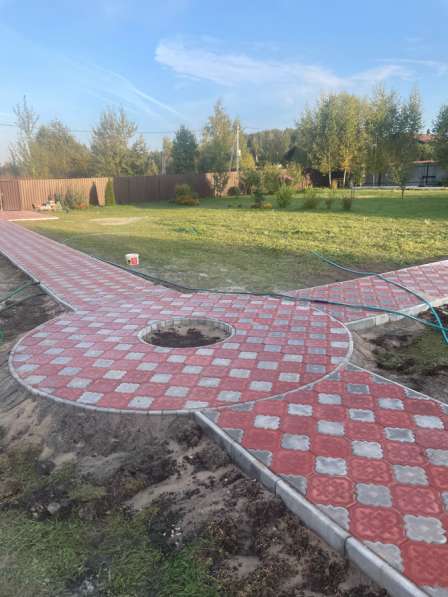 Тротуарная плитка укладка ключ в Серпухове фото 3