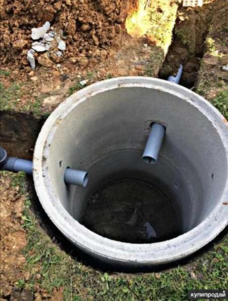 Земельные работы. Колодцы Септики Траншеи