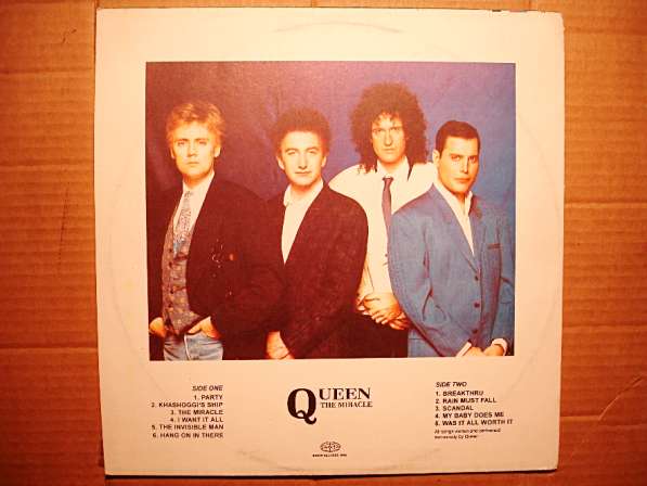 Пластинка виниловая Queen ‎– The Miracle в Санкт-Петербурге