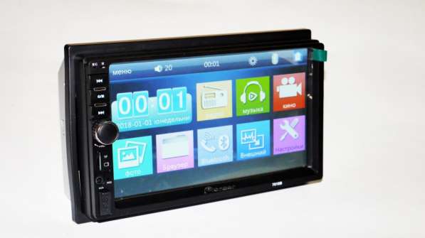 2din автомагнитола Pioneer 7012 USB+SD+Bluetooth в фото 7