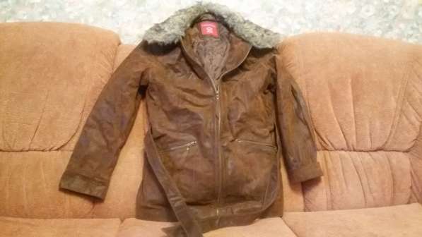 Куртка нат. кожа (нубук), еврозима, 46-48р в Санкт-Петербурге фото 3