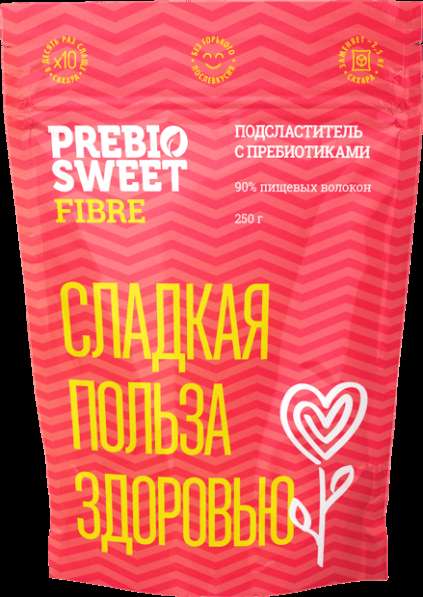 Сахарозаменитель Prebio Sweet в ассортименте 250 гр