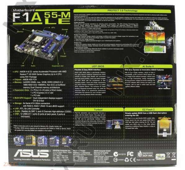 Продаю новую материнскую плату Asus F1 A55-M LE LGA FM1 в Электроуглях фото 6