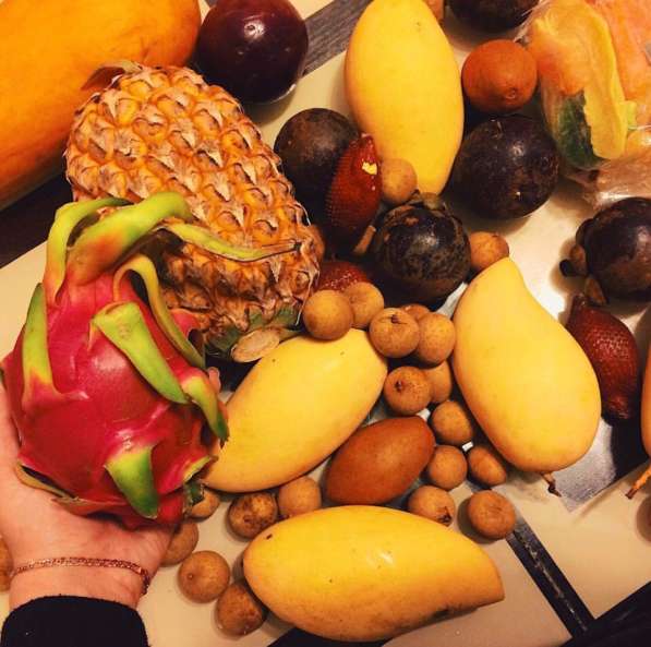 Экзотические фрукты в Казахстане в 
