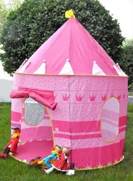 Детская палатка в виде замка в фото 5