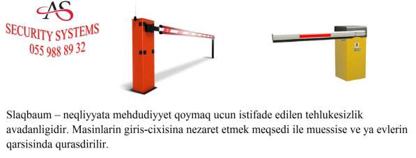 ❈ Slaqbaum qurasdirilmasi ❈ ❈