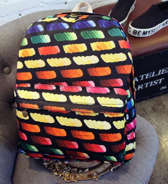Рюкзак городской Bricks разноцветный цветной