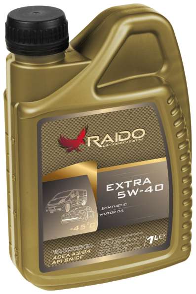 RAIDO Extra 5W40 синтетическое моторное масло в Перми