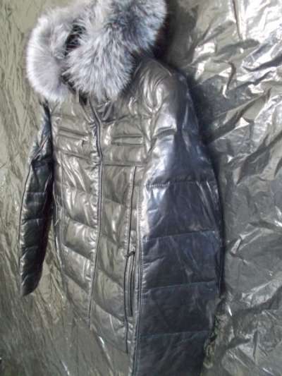 меховое пальто кожа натуральный мех в Кемерове фото 4