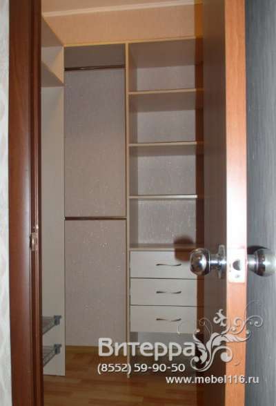 Любые гардеробные комнаты на заказ Витерра в Набережных Челнах фото 9