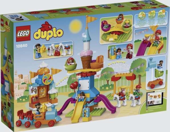 LEGO DUPLO 10840 Town Парк аттракционов в Москве фото 3