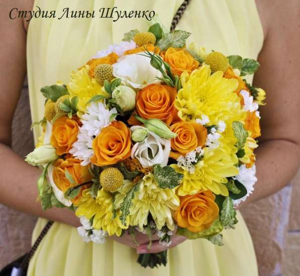 Свадебный букет невесты, студия флористики в Крыму в Симферополе фото 9